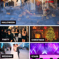 5Core Fog Smoke Machine 1200W Low Lying Indoor Outdoor 1L Fog Maker with LED Lights